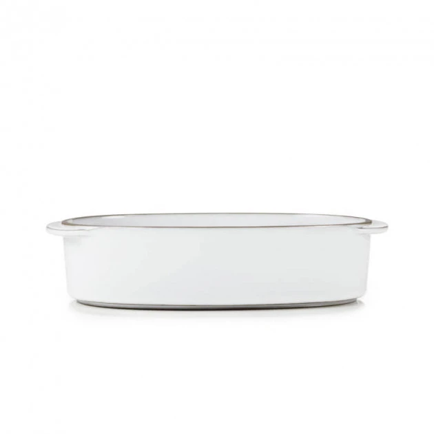 Plat Oblong Blanc Cumulus 19 X 13 Cm Caractère Culinaire Revol – Image 3