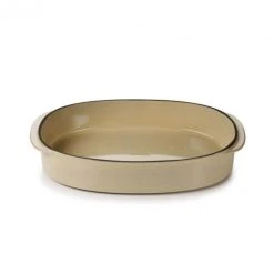 Plat Oblong Muscade 26 X 18,5 Cm Caractère Culinaire Revol