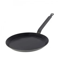 Poêle à Crêpes Tôle Bleue Ø 24 Cm Outdoor De Buyer