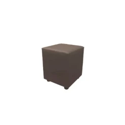 Pouf Carré En Simili Cuir Eléphant Lisbonne 2imahl