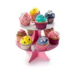 Présentoir à Cupcakes Carton Ø 25 Cm X H 26 Cm Ibili