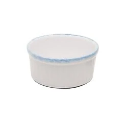 DIGOIN - SARREGUEMINES Ramequin 10 Cm Porcelaine Blanche Granitée