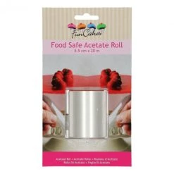 Funcakes Rhodoïd En Rouleau L.20 M X H.5.5 Cm