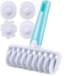 LES PATES DE LEONARD Roulette à Pâtes Plastique 9 Lames Les Pâtes De Léonard