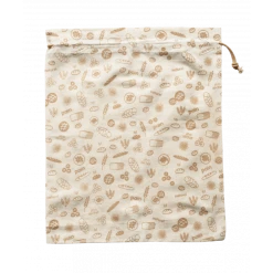 Sac Ă Vrac Coton Bio Brun 50 X 45 Cm Pebbly