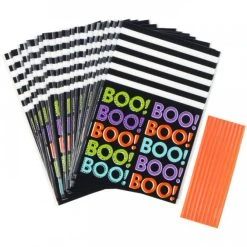 Wilton Sachet Bonbon Halloween BOO! 100x155mm (x20)