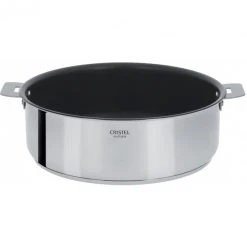 Sauteuse Casteline à 24 Cm Manche Amovible Anti-Adhésive Inox Cristel