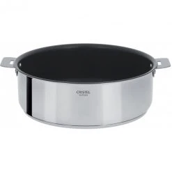 Sauteuse Casteline à 26 Cm Manche Amovible Anti-Adhésive Inox Cristel