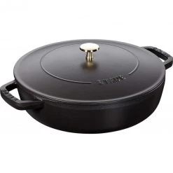 Sauteuse En Fonte Chistera 28 Cm Noir Staub
