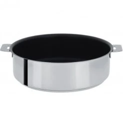 Sauteuse Mutine Ø 22 Cm Manche Amovible Anti-Adhésive Inox Cristel
