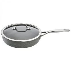 Sauteuse Pierre 28 Cm Avec Couvercle Salina Granitium Ballarini