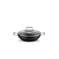Sauteuse Provençale 24 Cm Anti-Adhérente Avec Couvercle Les Forgées Le Creuset