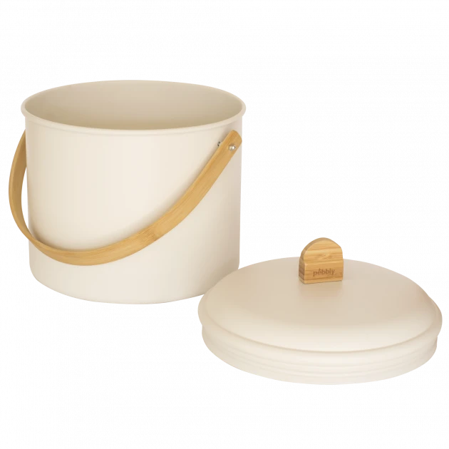 Seau à Compost Crème 7 L Pebbly – Image 2