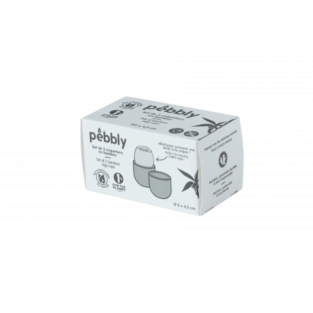 Set De 2 Coquetiers En Bambou Pebbly – Image 2