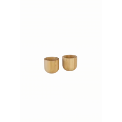 Set De 2 Coquetiers En Bambou Pebbly