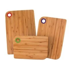Set De 3 Planches à Découper Avec Patins Antidérapants Totally Bamboo