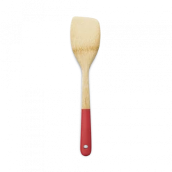 Spatule De Cuisine Bambou 30 Cm Rouge Pebbly