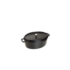 STAUB Cocotte Fonte Ovale 17 Cm Noir Mat 1 L