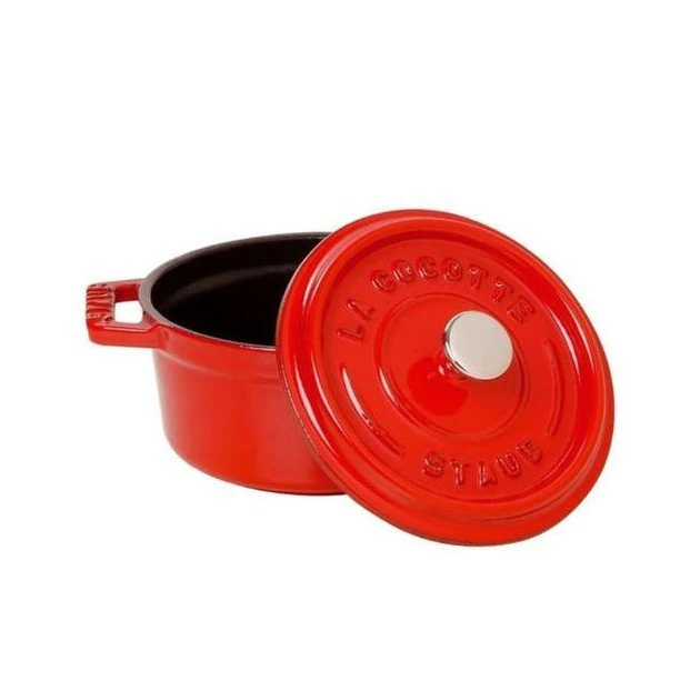 STAUB Cocotte Fonte Ronde 20 Cm Rouge Cerise 2,2 L – Image 2