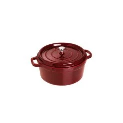STAUB Cocotte Fonte Ronde 24 Cm Grenadine Majolique 3,8 L