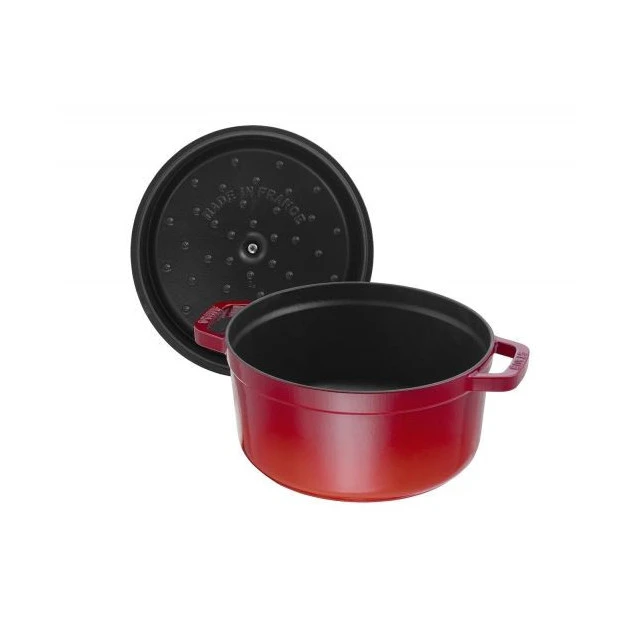 STAUB Cocotte Fonte Ronde 26 Cm Rouge Cerise 5,2 L – Image 4