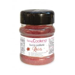 Sucre Pailleté Rubis 160 G Scrapcooking
