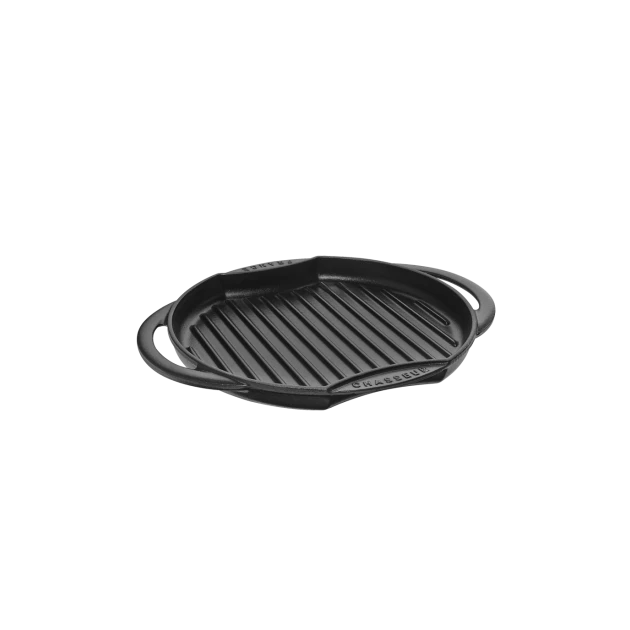 Sun Gril En Fonte Rond 26 Cm Noir Mat Chasseur