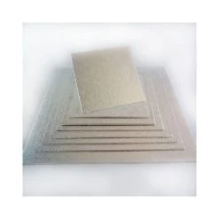 Funcakes Support Gâteau Carré 27.5 Cm Argenté