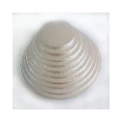 Funcakes Support Gâteau Rond Ø 25 Cm Argenté