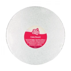 Funcakes Support Gâteau Rond Ø25 Cm Argenté