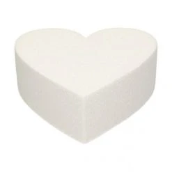 Support Polystyrène Cœur Ø 20 Cm H 7 Cm Funcakes