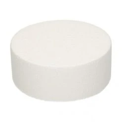 Support Polystyrène Rond Ø 12,5 Cm H 5 Cm Funcakes