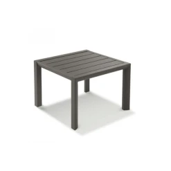 Table Basse Carrée 50 X 50 Cm Noir Volcanique Sunset Grosfillex