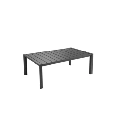 Table Basse Rectangulaire 100 X 60 Cm Noir Volcanique Sunset Grosfillex