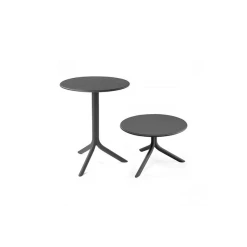 Table Convertible En Polypropylène Spritz Anthracite Nardi