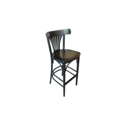Tabouret En Bois Wengé Bistrot Ezax