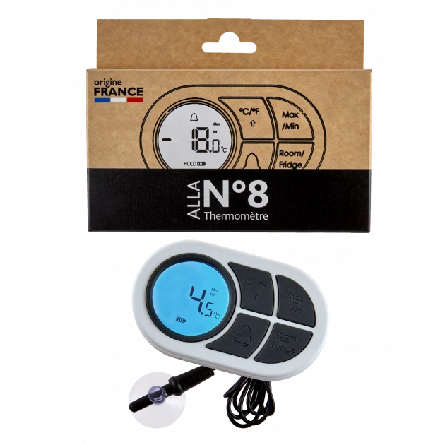 Thermomètre Frigo Congélateur Digital à Sonde N°8 Alla France