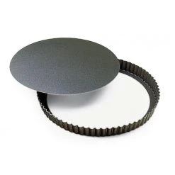 Tourtière Cannelée Fond Mobile 20 Cm Gobel